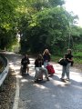 Školní výlet - Hluboká nad Vltavou, ČB