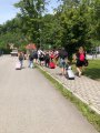 Školní výlet - Hluboká nad Vltavou, ČB