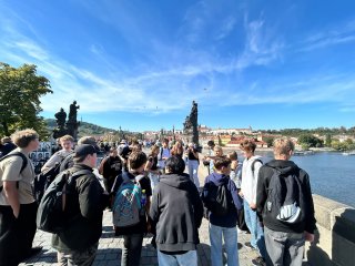 Werichova vila a Rychlovka na Karlově mostě
