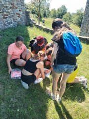Třídní výlet na hrad Borotín