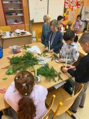 Vyrábění na vánoční jarmark