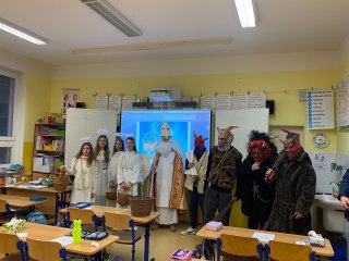 Mikuláš ve třídě