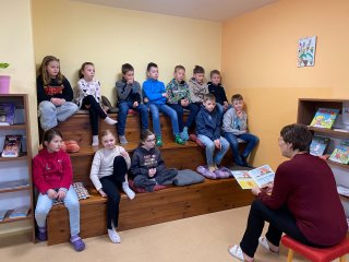 Beseda v Městské knihovně v Jistebnici 