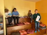 Beseda v Městské knihovně v Jistebnici